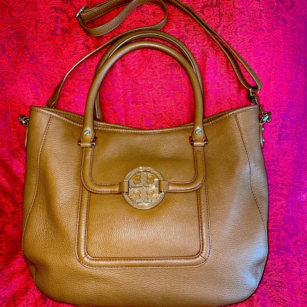 Tory Burch Amanda Leather Crossbody Handbag